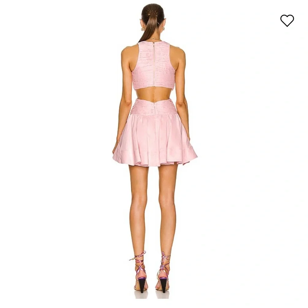 Aje Introspect Mini Dress in Pink - Picture 2 of 5